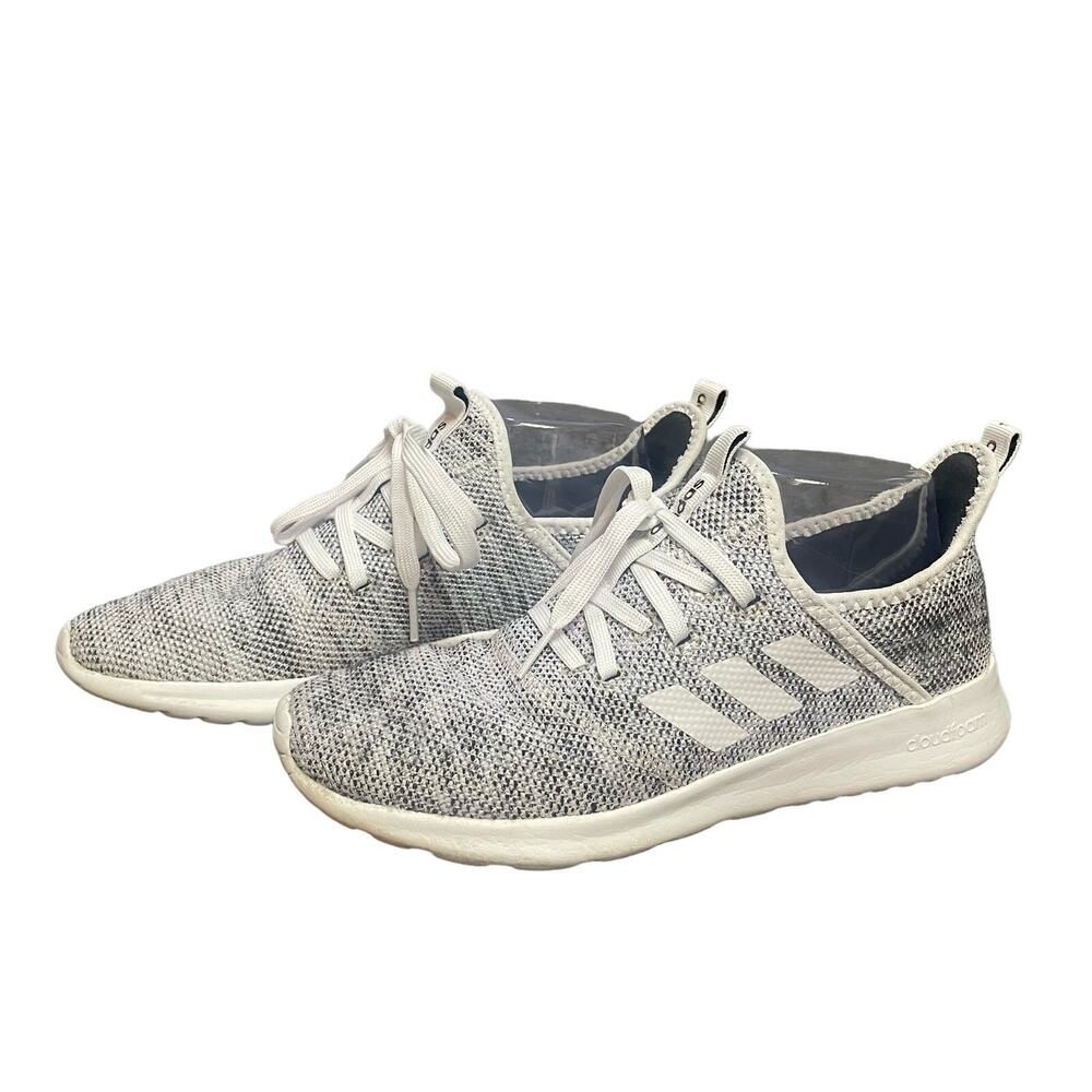 Adidas Cloudfoam Pure DB0695 White‎ Running Shoes Sneakers Womens Size 7.5